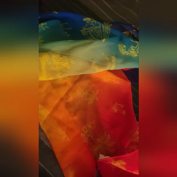 BURNING MAN SPECIAL New Beautiful Island Scarf - Picture 2 of 5